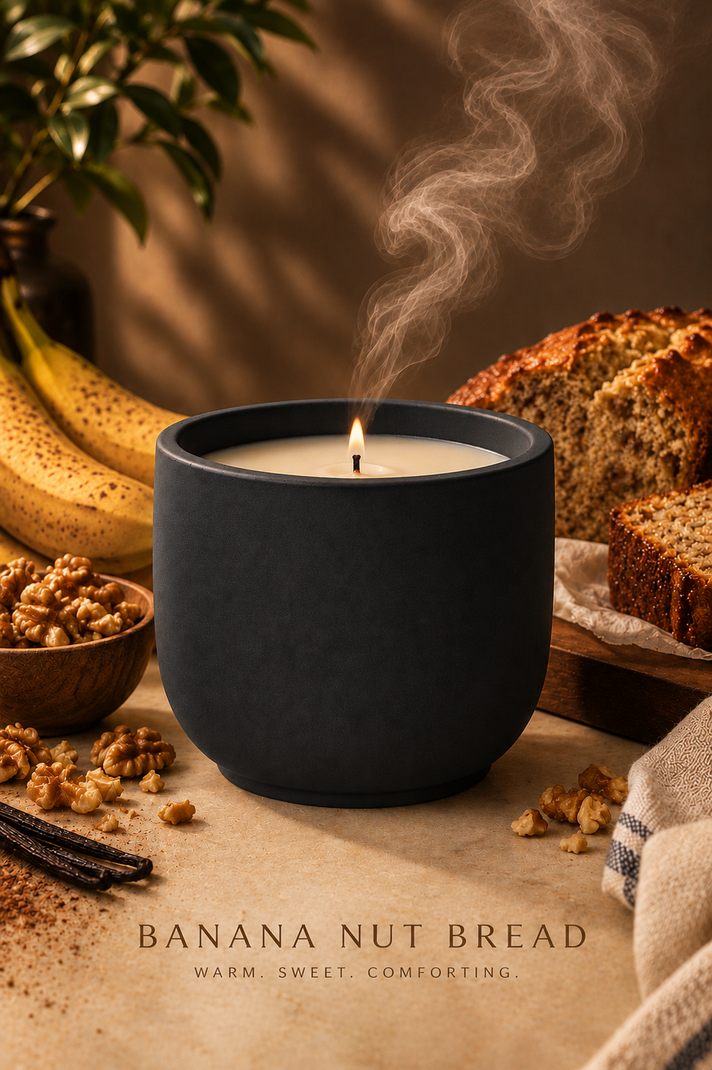 Preorder- Banana Nut Bread Candle