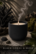 Preorder-Black Coral and Moss Candle