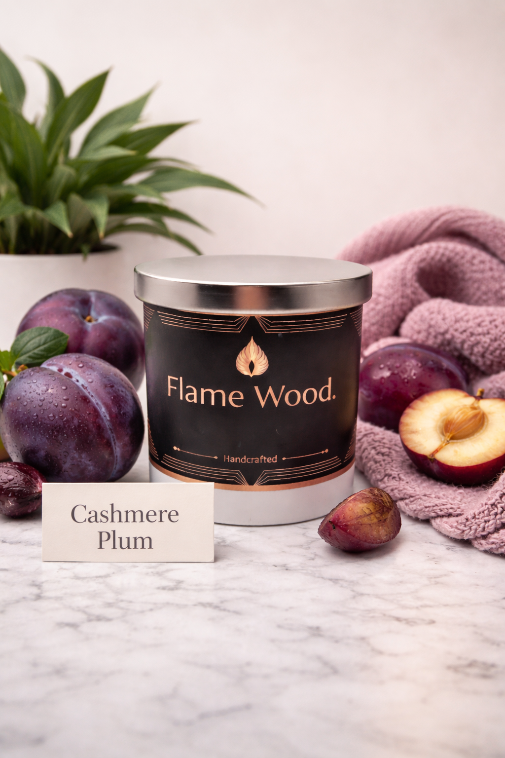 Cashmere Plum Candle
