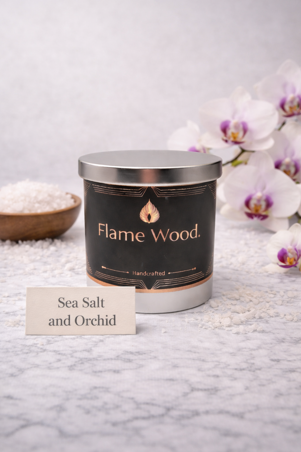 Sea Salt and Orchid Candle